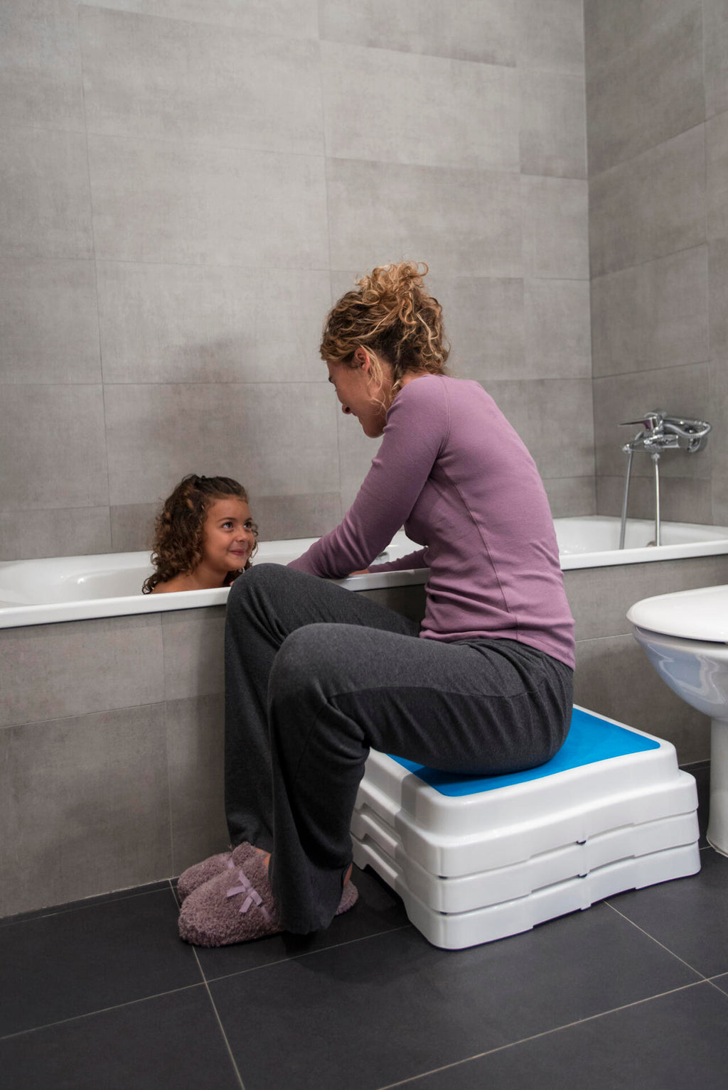 Escalón modular para baño