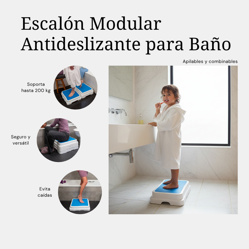 Escalón modular para baño