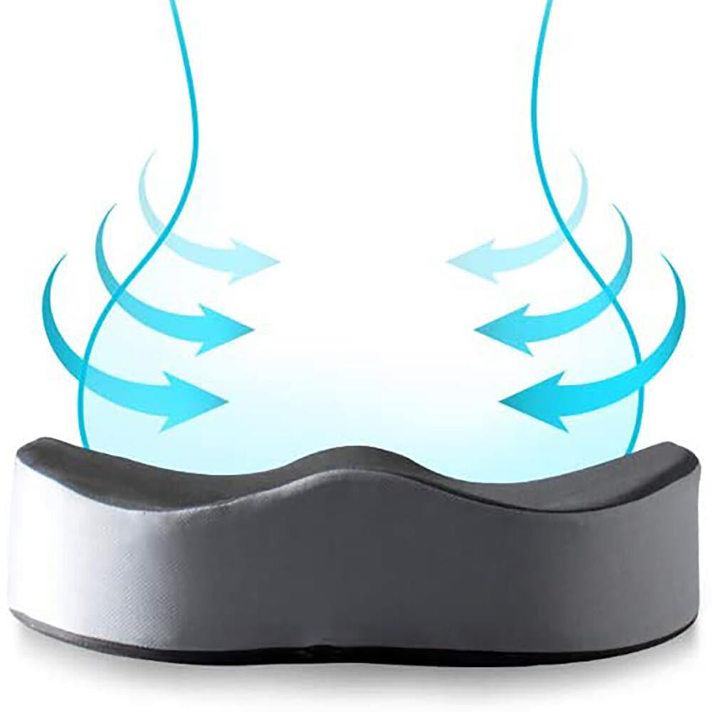 Cojín Anatómico Antideslizante Gel-Viscoelástico Orificio Liberación Coxis & Hemorroides